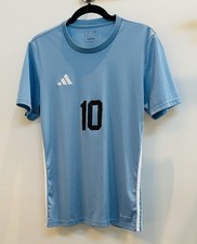 Sz SMALL Adidas MESSI JERSEY 10 Argentina AFA National Team BLUE Pre-Match Train