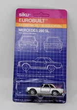 Siku Mercedes 250 Silver  & RARE #1017 New On card Unpunched Super Rare