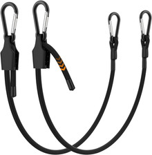 Adjustable Bungee Cords with Hooks 12 Inch Long Superior Latex Heavy Duty 