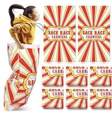 12 Pack Large Potato Sacks-Race Bags 24x40 In.Racing Bags Outdoor Lawn Games.