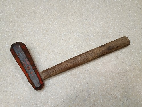 Rare Antique DOG HEAD HAMMER SAW DOCTOR FILE MAKER blacksmith star logo BL co 4