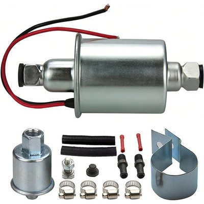 12V Universal Electric Fuel Pump Gas Diesel High Pressure 5-9 PSI E8012S Trucks