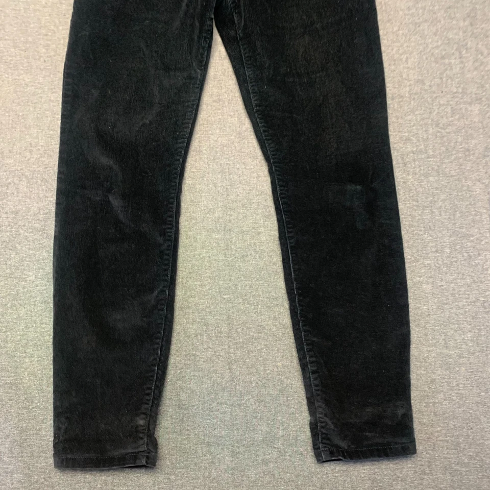 Pantalones para mujer Banana Republic talla 28 negros de pana ajustados elásticos informales Foto 3 de 4