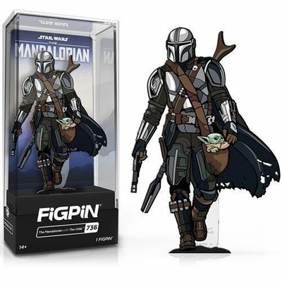 Star Wars Mandalorian and Baby Yoda FiGPiN #736 Enamel Pin