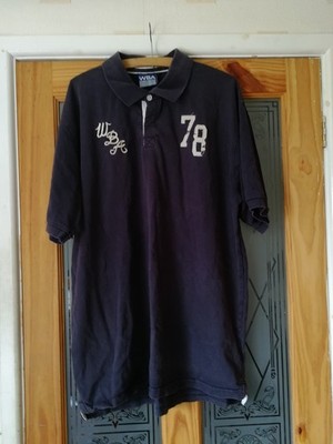 Vintage West Bromwich Albion Hemd Gr. 2xlL Blau Kragen