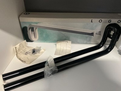Hansgrohe Axor Uno - Logo Handtuchhalter schwarz-weiß   , Logo, Rarität,