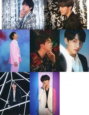 Postcard Bts Postcards Set Of 7 Types Limited Time Purchase Bonus