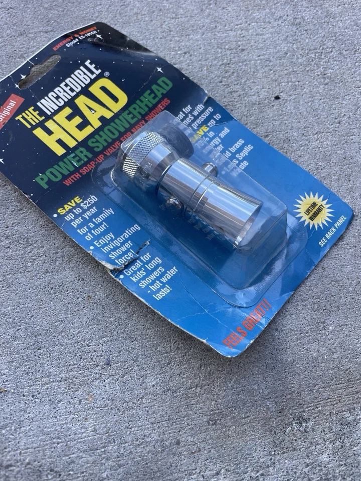 Cabezal de ducha cromado Alsons The Incredible ahorro de energía de agua para baño Foto 3 de 3