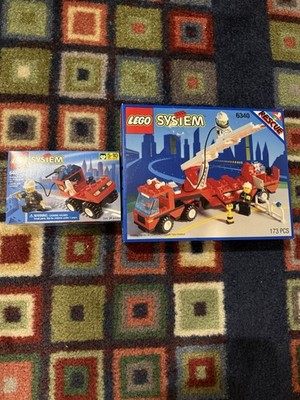 LEGO Town: Fire Set Hook & Ladder (6340) & Fire Chief (6407)