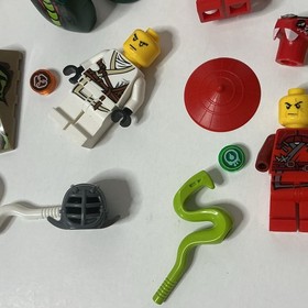 Vintage LEGO NINJAGO Rise Of The Snakes Minifigure Parts & Accessories Lot ~READ