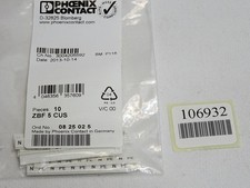 Phoenix Contact 0825025 ZBF 5 CUS Zackband Flat/New Original Packaging