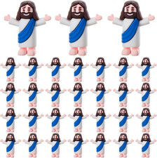 40 Pcs Little Jesus Figurine Miniature Tiny Jesus Figures Religious Christ Sa...