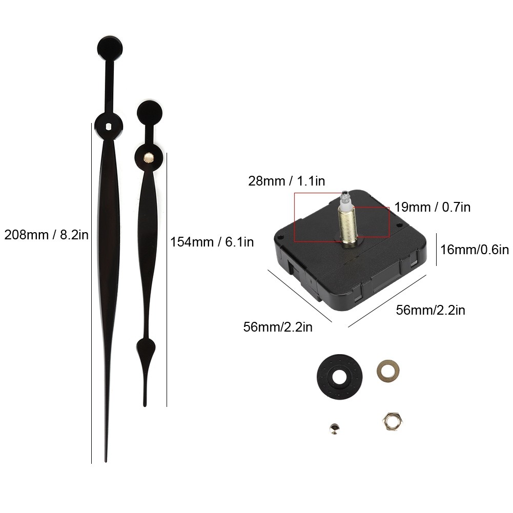 High Precision Hour Minute Hands Quartz Clock Movement Motor Kit Clock A BLW