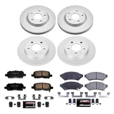 For Pontiac Grand Prix 05-08 Z23 Evolution Geomet Plain Front & Rear Brake Kit