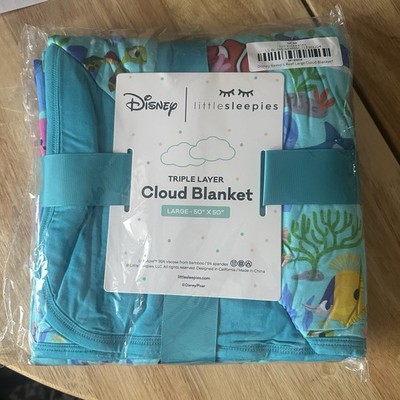 Little Sleepies Disney Finding Nemo Nemo s Reef Large Cloud Blanket New NIB