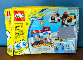 Lego SPONGE BOB SQUAREPANTS Glove World Set 3816 100% Complete w/ Box