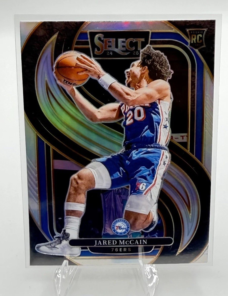 2024-25 Panini Select - Premier Level Jared McCain #184 Silver Prizm (RC)