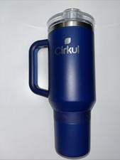 Cirkul 24 Oz On The Go StrawSip Tumbler Blue Flavored Water