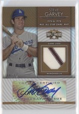 2012 Topps Triple Threads Unity Relics Sepia 65/75 Steve Garvey Auto 04br
