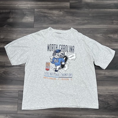 VTG Nutmeg North Carolina Tar Heels 1993 National Champions Shirt