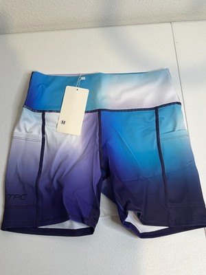 Tres Pina Collective Blue Purple 5'' Biker Shorts Women's Medium NWT