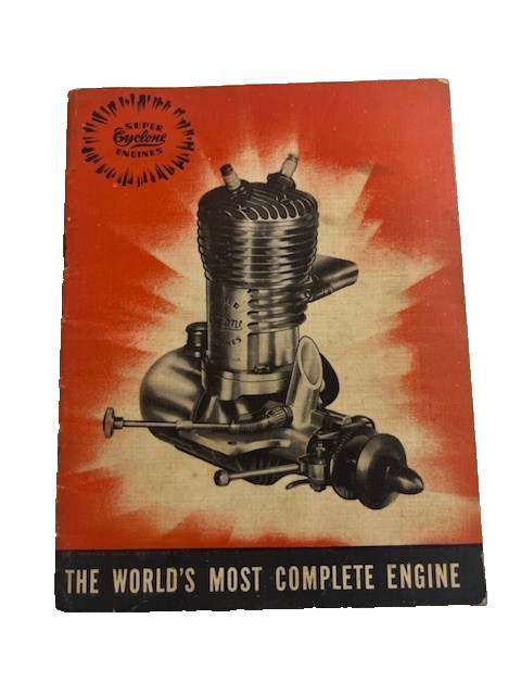 1940 SUPER CYCLONE ENGINES AIRCRAFT MOTOR SALES BROCHURE GUIDE - #636