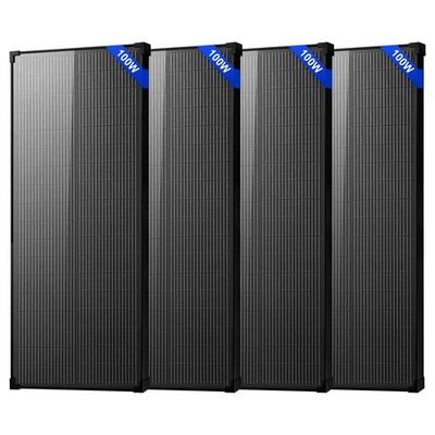 AeternaSol 100W 200W 400W Solar Panel 18V Mono 18BB Home RV Off Grid Battery