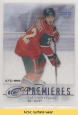 2007-08 Upper Deck Ice Premieres 875/999 Level 2 Cal Clutterbuck #183 READ 7ci