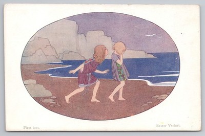 AK Erster Verlust Erster Lust von Le Mair Schumann Serie 1910