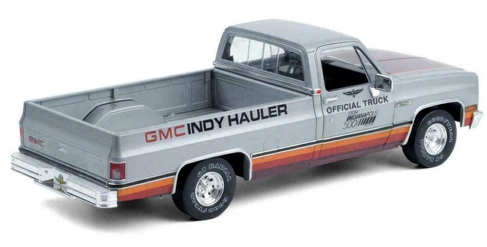 GREENLIGHT - Camioneta GMC Sierra Grande Classic 1500 1981 Indy Hauler gris 6... - Imagen 2 de 4