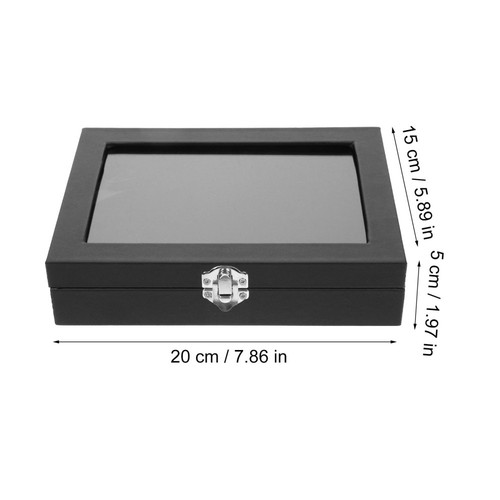 Medal Storage Box Frame Display Case Pin Holder Brooch Organizer Displays - Picture 3 of 12