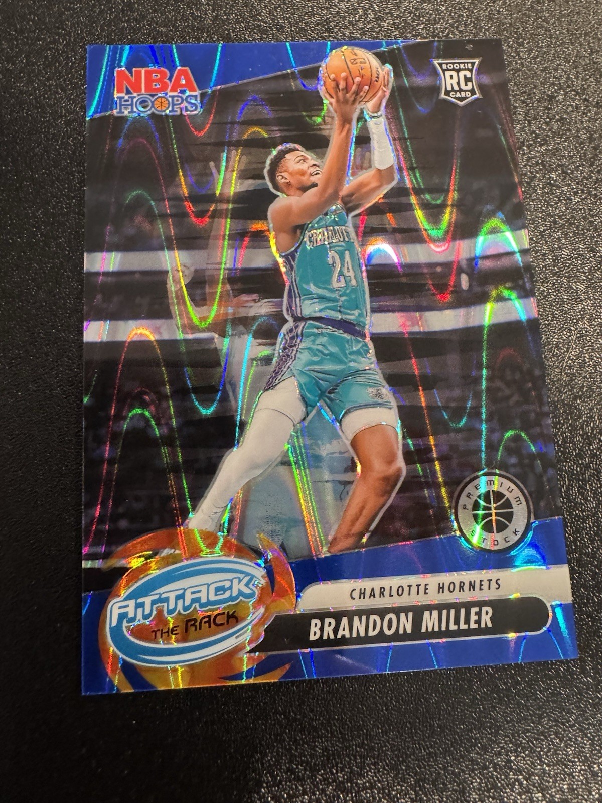 2023-24 Panini Nba Hoops Premium /99 - Attack the Rack Brandon Miller #10