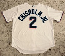 Nike Authentic Miami Marlins Jazz Chisholm JR Baseball Jersey Men’s XL