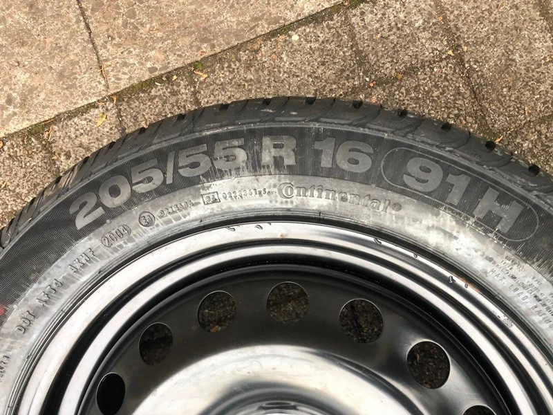 1xkomplette Reserverad Ersatzrad+Felge 205/55R16 91H für Renault Megane,Scenic - Bild 3 von 4