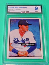CODY BELLINGER Rookie****2017 TOPPS GALLERY--MINT 9***DODGERS CUBS***Mad Dog