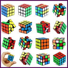 12pcs/bag 3cm Plastic Magic Cube Puzzle Toys Fidgets Kids Birthday Party
