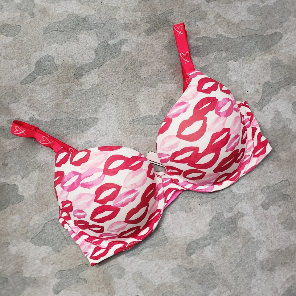 Victoria's Secret Bra Womens 36C White T-shirt Push Up - Image 2 of 4