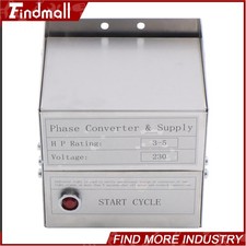 Fndmall Digital Static Phase Converter HD 3-5 HP Static Phase Converter SCM05