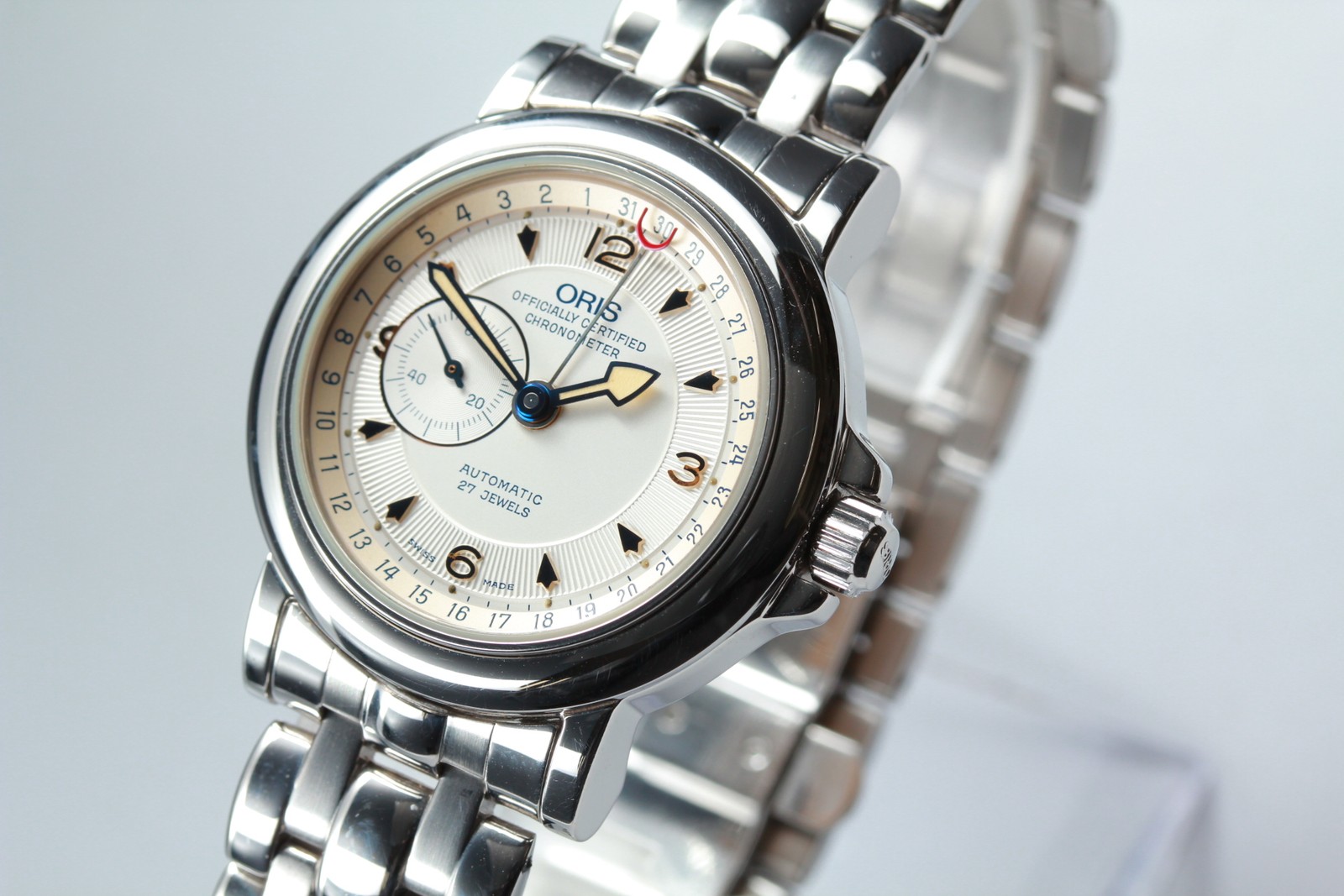 ORIS Pointer Date 7467B Champagne Dial Date Autom… - image 1