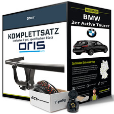 F�r BMW 2er Active Tourer Typ U06 Anh�ngerkupplung starr +eSatz 7pol 21- NEU