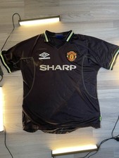 Maglia Manchester United 1998/99 terza - Umbro - Taglia L - Vintage Rare