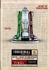2020 Scottish Cup Final Celtic v Heart of Midlothian (Incs Rare Teamsheet)