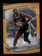 2025 Panini Prizm WNBA Orange Prizm /99 Teaira McCowan #48 Dallas Wings