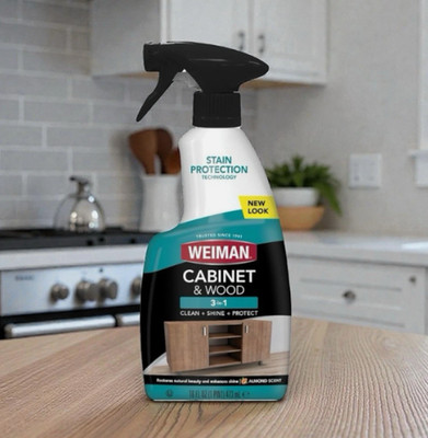 Weiman Cabinet & Wood Cleaner Restores Shine 16oz