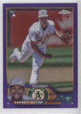 2023 Topps Chrome Update Purple Refractor 206/250 Garrett Acton #USC180 0v33