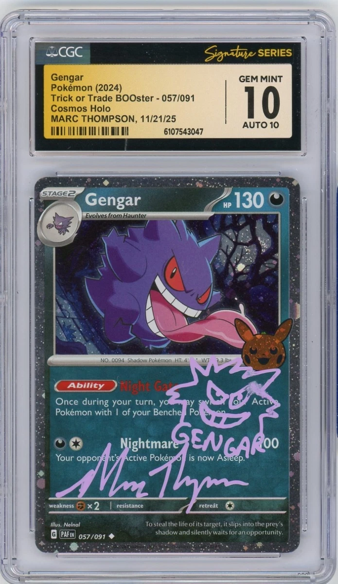 Gengar ゲンガー 057/091 ハロウィン Gengar 057/091 Trick or Trade Booster Bundle 2024 for sale | eBay