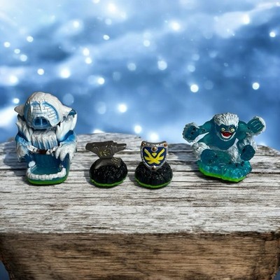 SKYLANDERS SPYROS ADVENTURE Empire of Ice Anvil Rain Slam Bam Shield Figures