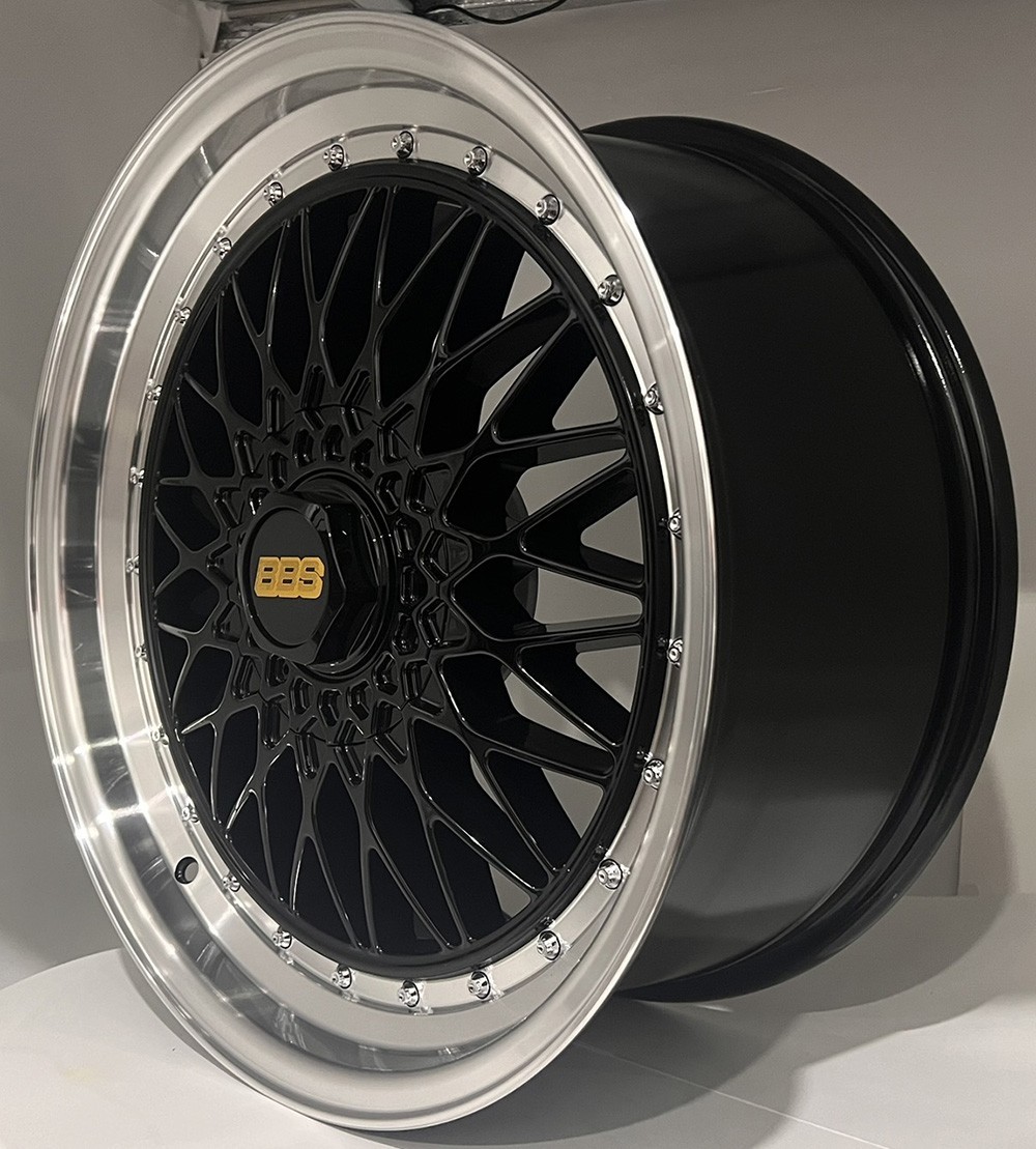 135 20 inch Black Machined Staggered Rims fits MASERATI GRANTURISMO S