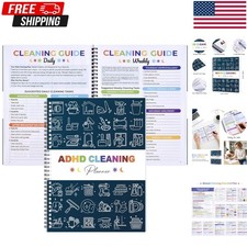 Adhd Cleaning Planner for Adults Women, Cleaning Schedule and Checklist Organ...