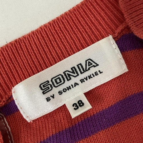Auth SONIARYKIEL - Red Purple Multi Women's Sweater - Picture 3 of 5